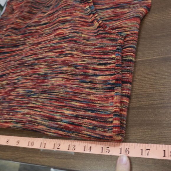 Anthropologie Tami Knit Tunic Dress Women L Multi Boho Earthy Artsy Casual Beach - Picture 13 of 16